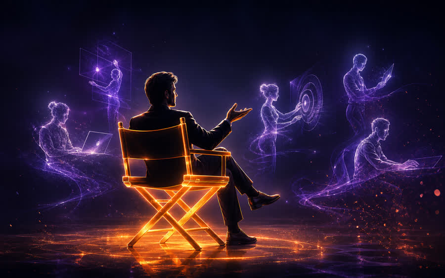 From worker to owner — directing an AI agent crew